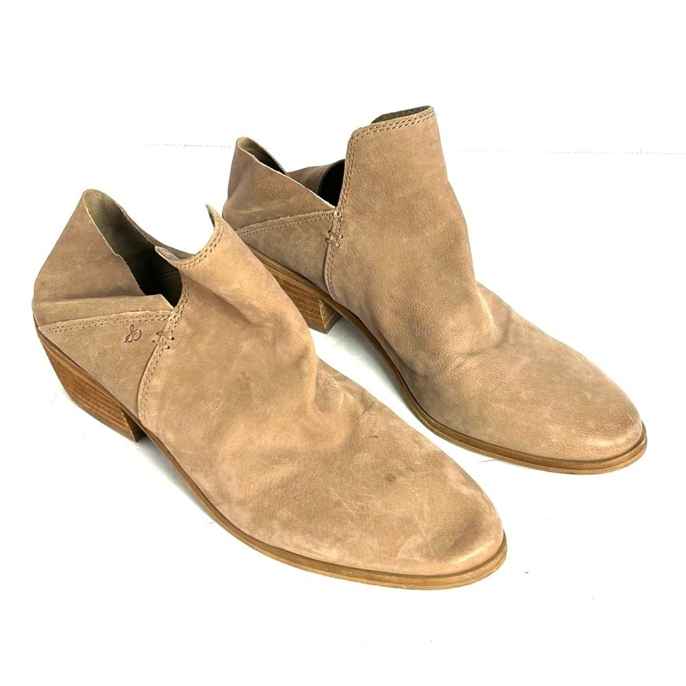 Sam Edelman Shoes Womens 9 M Prentice Taupe Leather Convertible Mule Booties